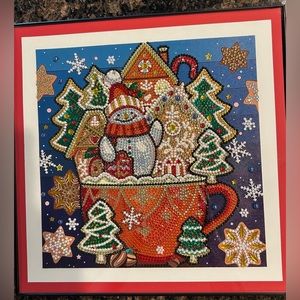 Finished Crystal Rhinestone Christmas Diamond Painting